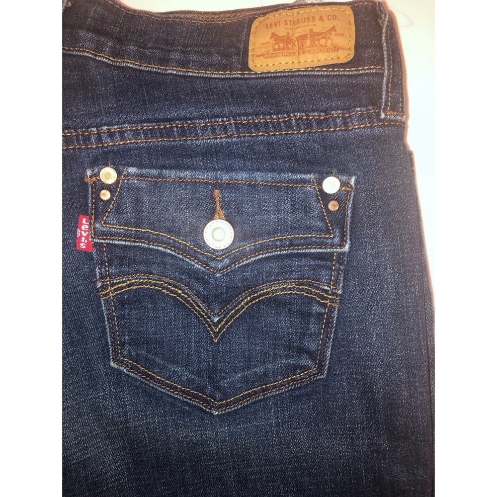 Levi’s 505 Straight Leg Flap Pocket Jeans